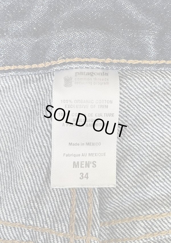 画像2: 00'S PATAGONIA オーガニックコットン 5ポケット デニム インディゴ (VINTAGE)