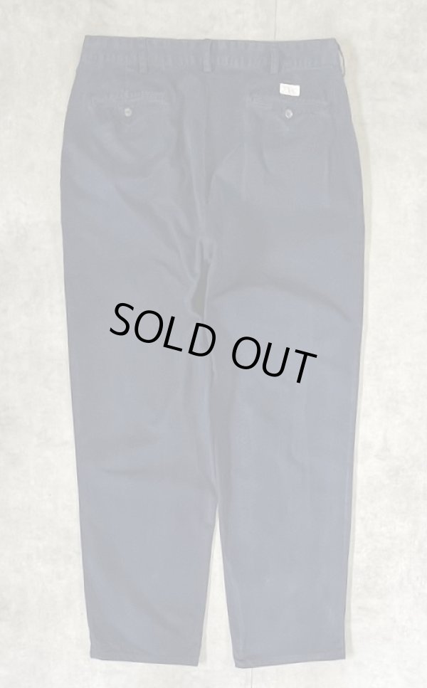 画像3: 90'S RALPH LAUREN "HAMMOND PANT" ツープリーツ チノパンツ ネイビー (VINTAGE)