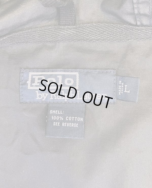 画像2: 90'S RALPH LAUREN コットン デッキパーカー ネイビー (VINTAGE)