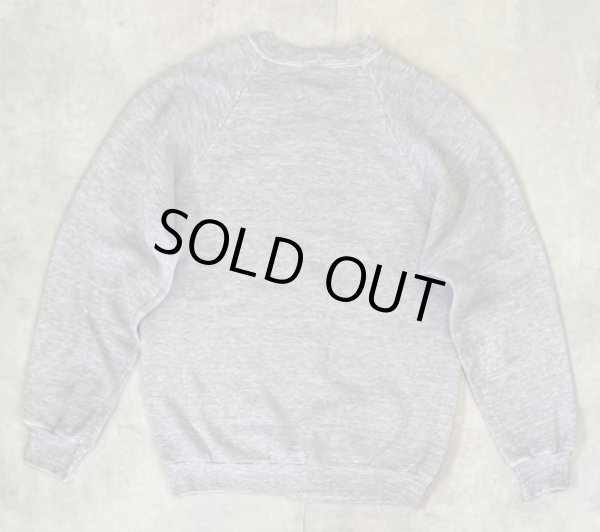 画像3: 80'S JERZEES ラグランスリーブ スウェットシャツ ヘザーグレー USA製 (VINTAGE)