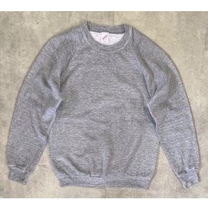 画像: 80'S JERZEES ラグランスリーブ スウェットシャツ ヘザーグレー USA製 (VINTAGE)