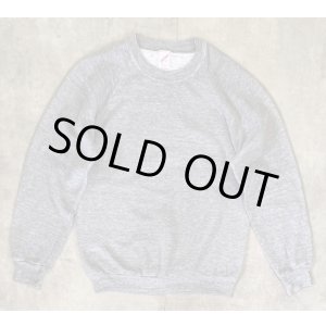 画像: 80'S JERZEES ラグランスリーブ スウェットシャツ ヘザーグレー USA製 (VINTAGE)