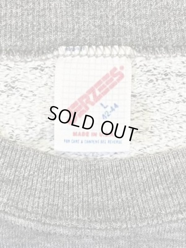 画像2: 80'S JERZEES ラグランスリーブ スウェットシャツ ヘザーグレー USA製 (VINTAGE)