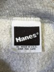 画像2: 90'S HANES ラグランスリーブ スウェットシャツ ヘザーグレー USA製 (VINTAGE)