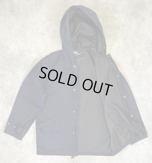 画像3: 90'S RALPH LAUREN コットン デッキパーカー ネイビー (VINTAGE)