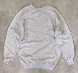 画像: 90'S HANES ラグランスリーブ スウェットシャツ ヘザーグレー USA製 (VINTAGE)