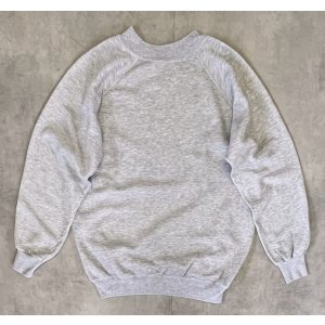 画像: 90'S HANES ラグランスリーブ スウェットシャツ ヘザーグレー USA製 (VINTAGE)