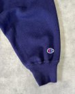 画像3: 90'S CHAMPION 刺繍タグ リバースウィーブ スナップボタン カーディガン ネイビー USA製 (VINTAGE)