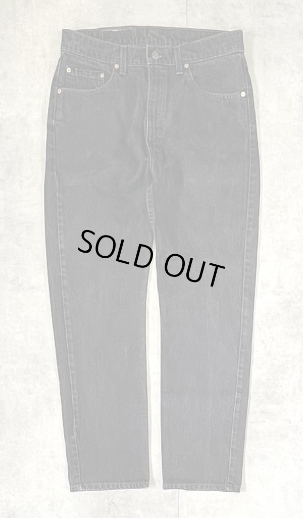 画像1: 90'S LEVIS 505 デニム ブラック USA製 W34L30 (VINTAGE)