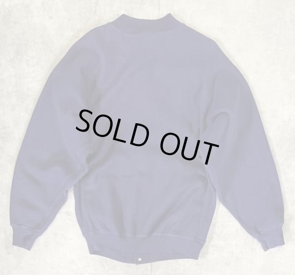 画像4: 90'S CHAMPION 刺繍タグ リバースウィーブ スナップボタン カーディガン ネイビー USA製 (VINTAGE)