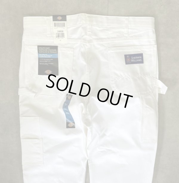 画像2: DICKIES x SHERWIN WILLIAMS ペインターパンツ ホワイト W38L30 (DEADSTOCK)