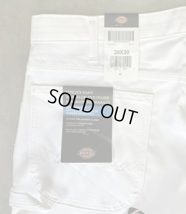 画像4: DICKIES x SHERWIN WILLIAMS ペインターパンツ ホワイト W38L30 (DEADSTOCK)