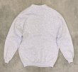 画像3: 80'S JERZEES スウェット カーディガン 無地 アッシュグレー USA製 (VINTAGE)