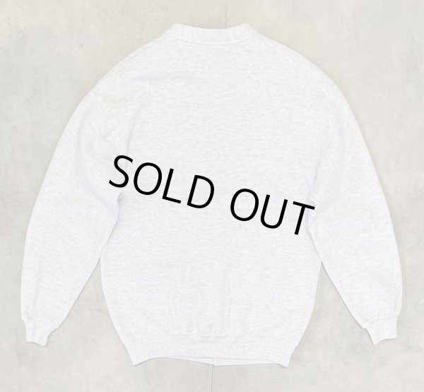 画像3: 80'S JERZEES スウェット カーディガン 無地 アッシュグレー USA製 (VINTAGE)