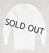 画像: 80'S HANES サーマル 長袖 Tシャツ ホワイト USA製 (DEADSTOCK)