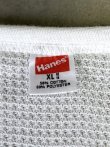 画像2: 80'S HANES サーマル 長袖 Tシャツ ホワイト USA製 (DEADSTOCK)