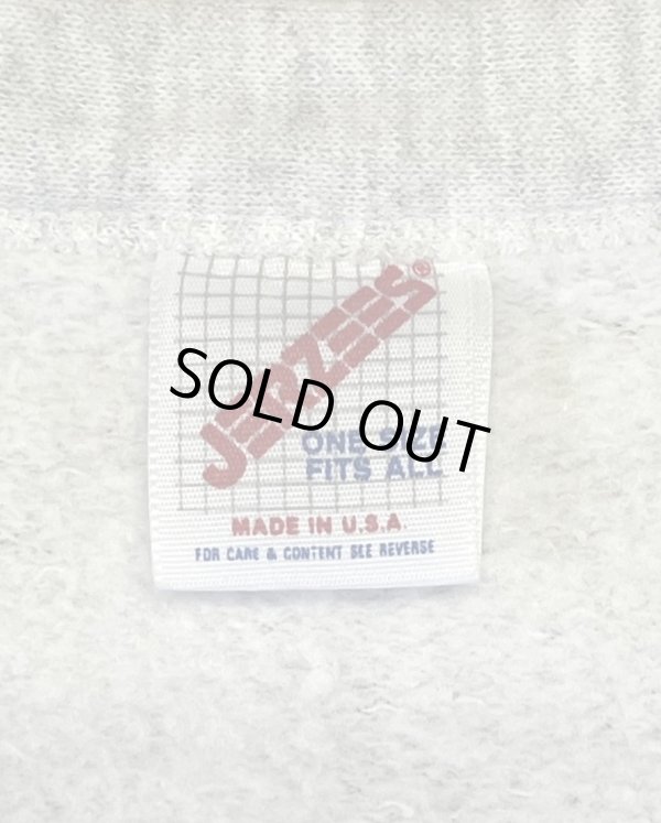 画像2: 80'S JERZEES スウェット カーディガン 無地 アッシュグレー USA製 (VINTAGE)