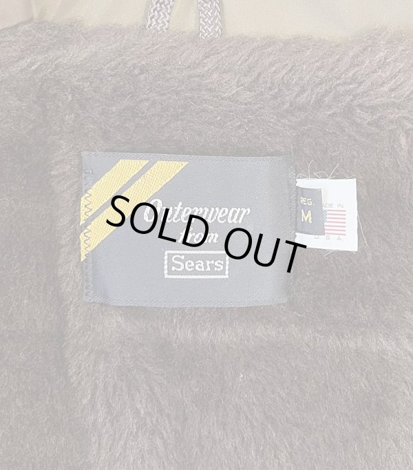 画像2: 70'S SEARS 裏地ボア付き コーチジャケット ブラウン USA製 (DEADSTOCK)