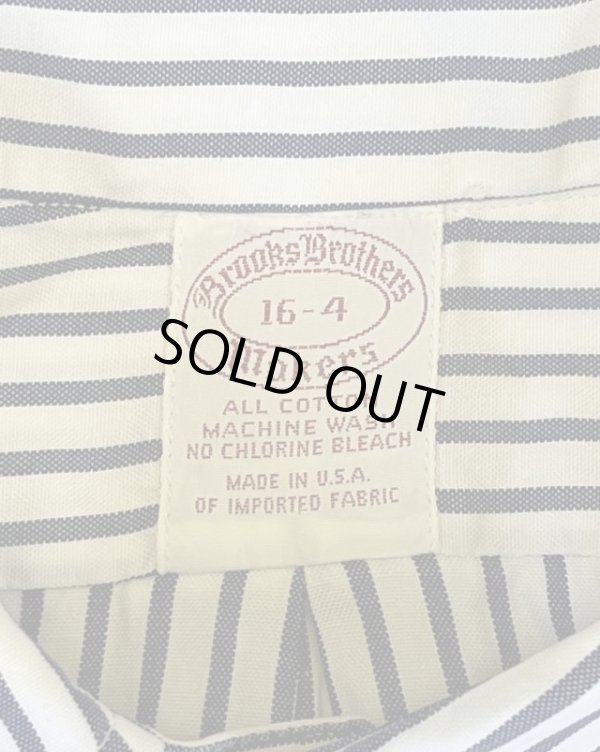 画像2: 80'S BROOKS BROTHERS "MAKERS" オックスフォード BDシャツ ストライプ USA製 (VINTAGE)