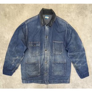 画像: 70'S SEARS デニム カバーオール インディゴ USA製 (VINTAGE)
