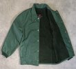 画像3: 70'S SEARS 裏地ボア付き コーチジャケット グリーン (VINTAGE)