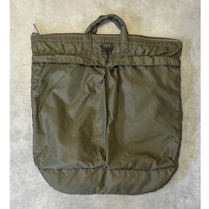 画像: 80'S アメリカ軍 USAF フライヤーズ ヘルメットバッグ SERVALブラスジップ (VINTAGE)