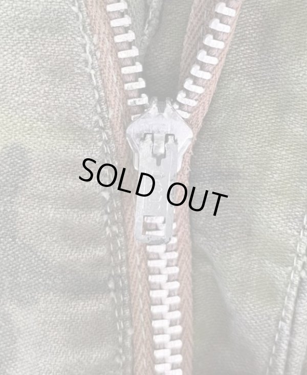 画像2: 70'S SAFTBAK コットンサテン ベイカーパンツ カモ BARJOアルミジップ (VINTAGE)