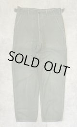 画像: 60'S アメリカ軍 US ARMY "OG107" 初期モデル コットンサテン 平ボタン ベイカーパンツ (VINTAGE)