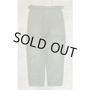 画像: 60'S アメリカ軍 US ARMY "OG107" 初期モデル コットンサテン 平ボタン ベイカーパンツ (VINTAGE)