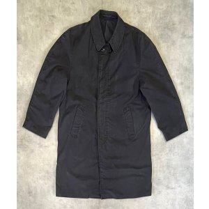 画像: 70'S アメリカ軍 US NAVY チンスト付き エポレット無し ステンシル入り バルマカーンコート ネイビー (VINTAGE)