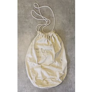 画像: 40'S アメリカ軍 ステンシル ランドリーバッグ バラックバッグ オフホワイト (VINTAGE)