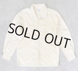 画像: 60'S GIMBELS コーデュロイ オープンカラーシャツ クリーム (VINTAGE)