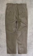 画像5: 90'S RALPH LAUREN ノープリーツ チノパンツ カーキ 42TALONジップ USA製 (VINTAGE)