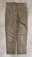 画像1: 90'S RALPH LAUREN ノープリーツ チノパンツ カーキ 42TALONジップ USA製 (VINTAGE)