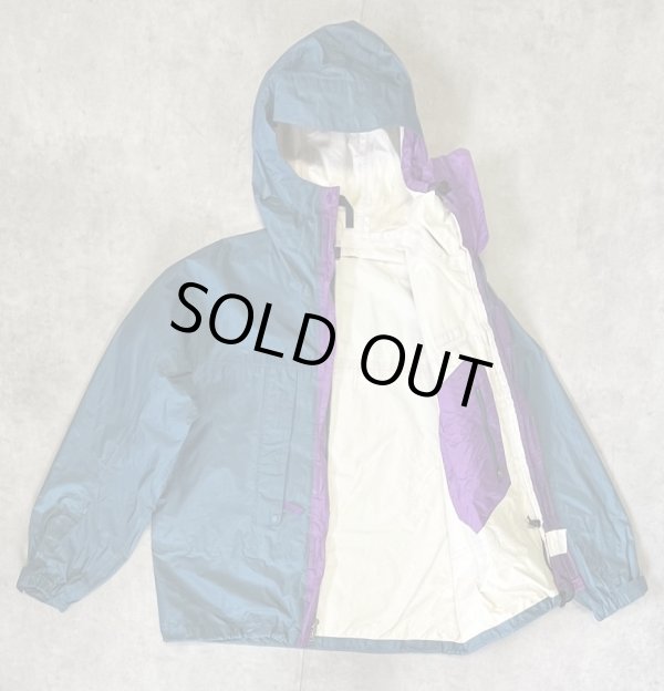 画像4: 90'S PATAGONIA "RAINFORCE JACKET" 旧タグ リップストップナイロン シェルジャケット ティール /パープル (VINTAGE)
