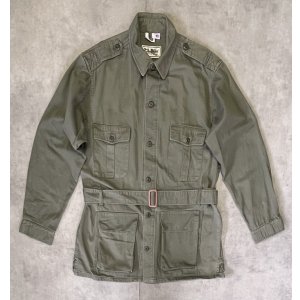画像: 90'S LL Bean サファリジャケット オリーブ USA製 (VINTAGE)
