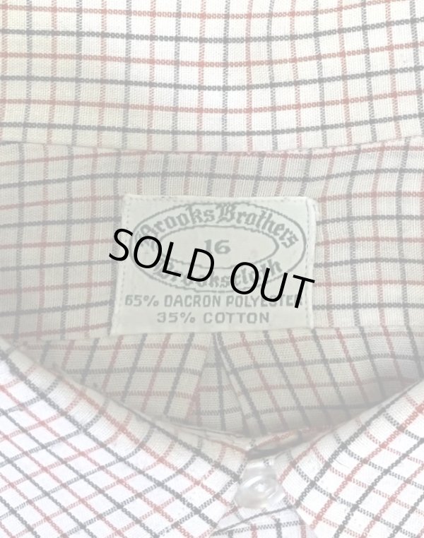 画像2: 60'S BROOKS BROTHERS "BROOKSCLOTH" 6ボタン マチ付き BDシャツ チェック柄 USA製 (VINTAGE)