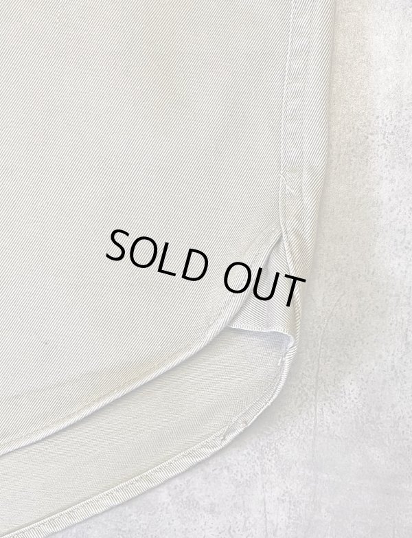 画像3: 50'S BIG MAC コットンツイル マチ付き 長袖 ワークシャツ ベージュ (VINTAGE)