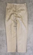画像3: 70'S DICKIES 874 チビタグ ワークパンツ ベージュ W34L30 TALONアルミジップ USA製 (VINTAGE)