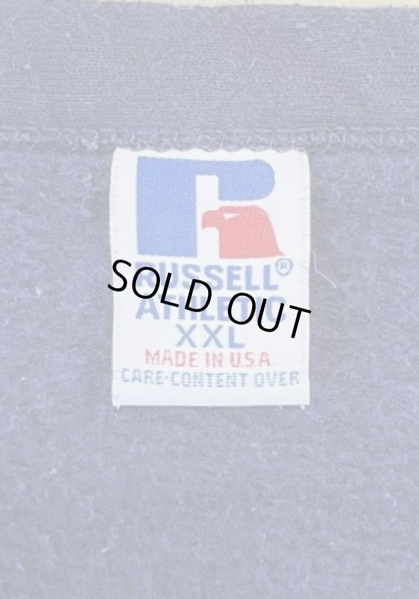 画像2: 90'S RUSSELL ATHLETIC スウェット カーディガン ネイビー USA製 (VINTAGE)