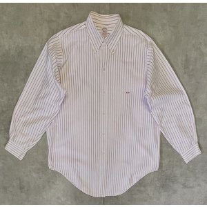 画像: 70'S BROOKS BROTHERS "MAKERS" 6ボタン オックスフォード BDシャツ ストライプ USA製 (VINTAGE)