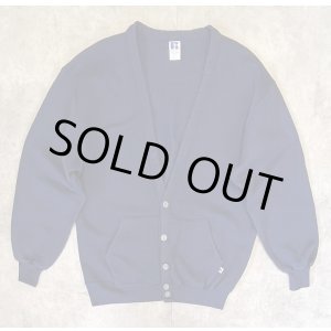 画像: 90'S RUSSELL ATHLETIC スウェット カーディガン ネイビー USA製 (VINTAGE)