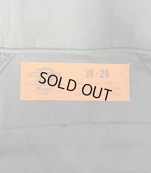 画像4: 80'S DICKIES "INDUSTRIAL WEAR" ワークパンツ ネイビー W36L29 USA製 (DEADSTOCK)