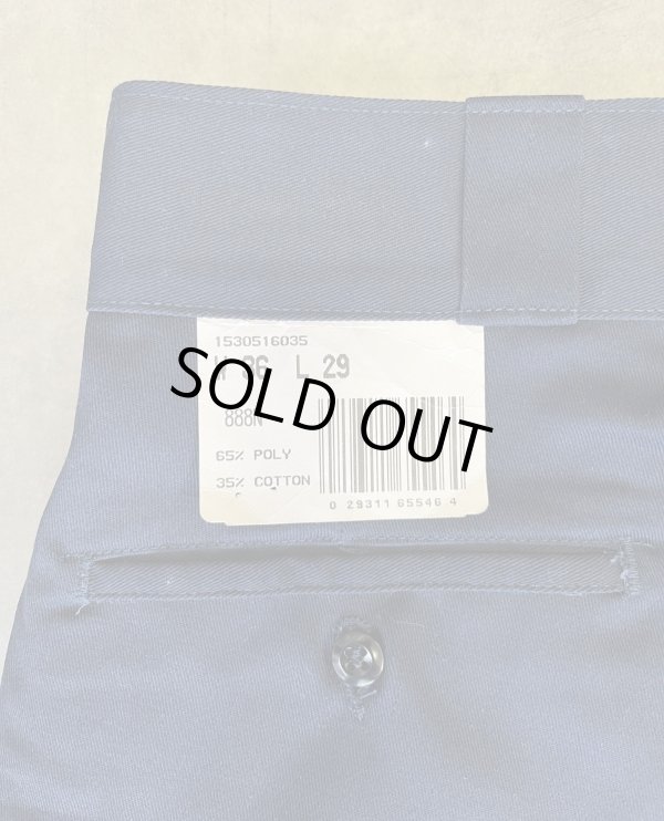 画像2: 80'S DICKIES "INDUSTRIAL WEAR" ワークパンツ ネイビー W36L29 USA製 (DEADSTOCK)