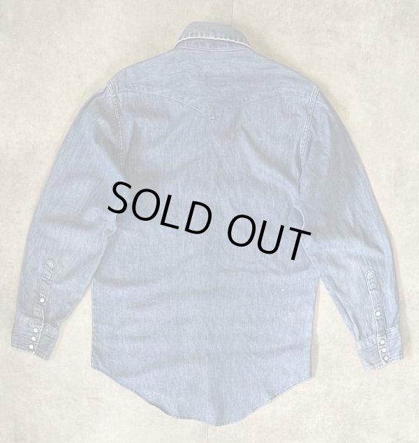 画像3: 70'S MAVERICK デニム ウエスタンシャツ インディゴ USA製 (VINTAGE)