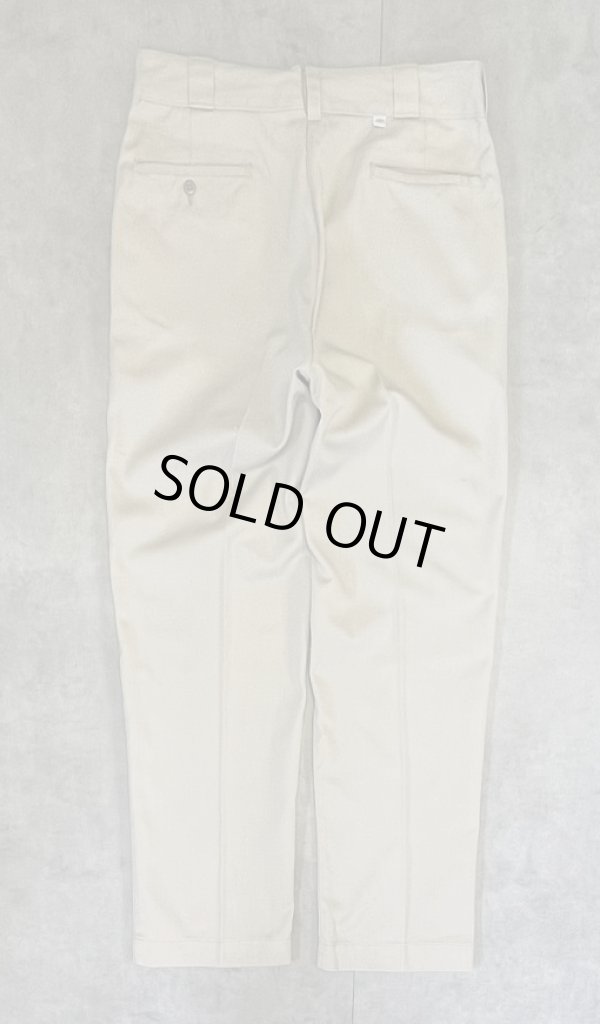 画像1: 70'S DICKIES 874 チビタグ ワークパンツ ベージュ W34L30 TALONアルミジップ USA製 (VINTAGE)