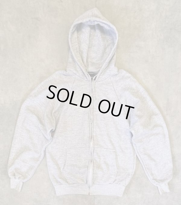 画像1: 80'S IM SPORTS 裏地サーマル フルジップ ダブルフェイス スウェットパーカー ヘザーグレー YKKアルミジップ (VINTAGE)