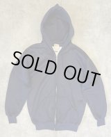 画像: 90'S WEAR GUARD 裏地サーマル フルジップ ダブルフェイス スウェットパーカー ネイビー YKKアルミジップ USA製 (DEADSTOCK)