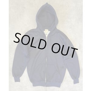 画像: 90'S WEAR GUARD 裏地サーマル フルジップ ダブルフェイス スウェットパーカー ネイビー YKKアルミジップ USA製 (DEADSTOCK)