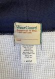 画像2: 90'S WEAR GUARD 裏地サーマル フルジップ ダブルフェイス スウェットパーカー ネイビー YKKアルミジップ USA製 (DEADSTOCK)